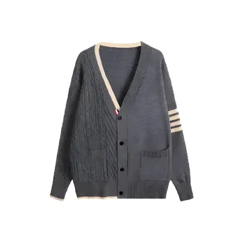 Oddgoods Austin Preppy Knitwear Women's Gray Apricot