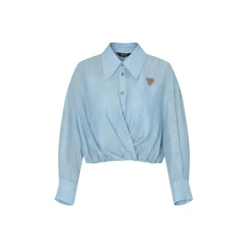 IDPAN Shirts Women's Blue Mix