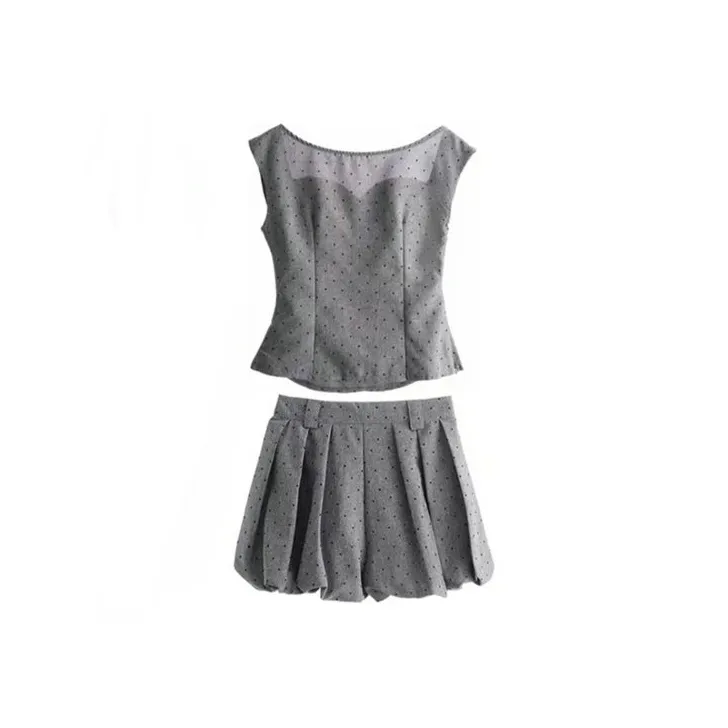 DOSOHEB Two Piece Skirt Sets Women's-1