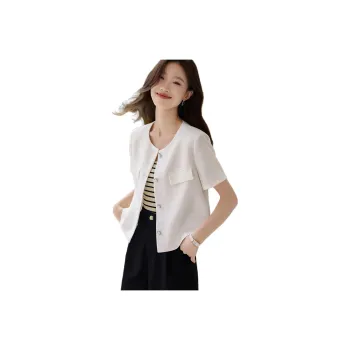 Mo Han Yi Mei Jackets & Coats Women's Raw White