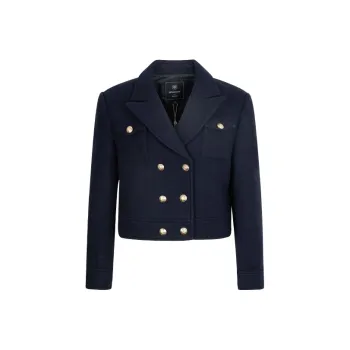 JESSYLINE Jackets & Coats Women's Navy Blue