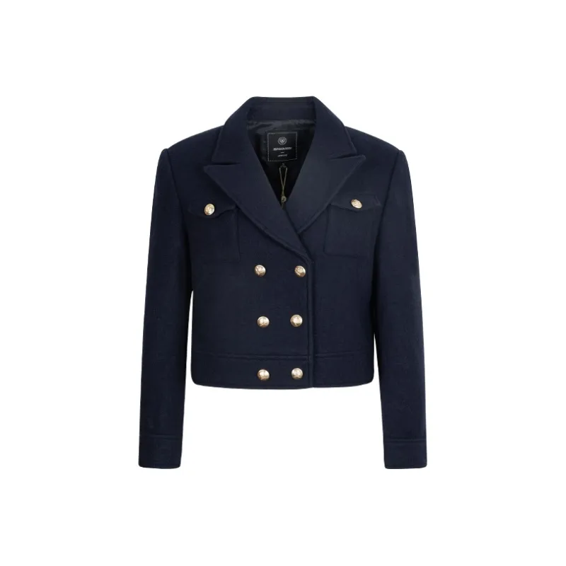 JESSYLINE Jackets & Coats Women's Navy Blue-0