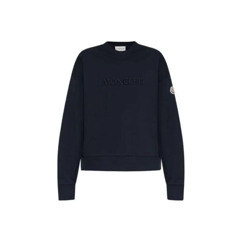 Moncler Logo Embroidered Crewneck Sweatshirt-0