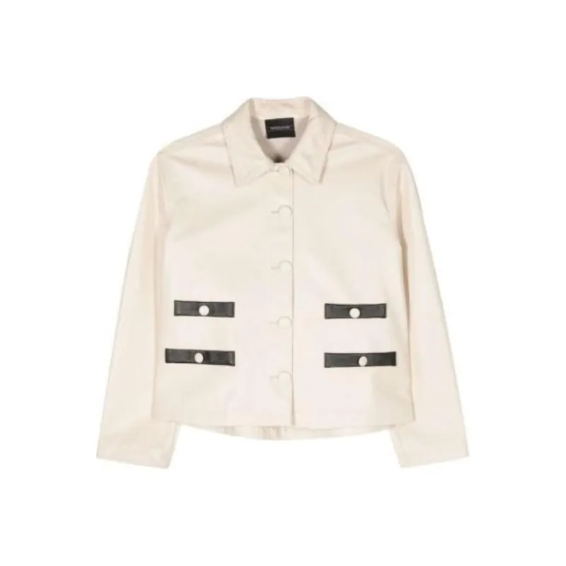 SIMONETTA Jackets Coats Women's Ecru-0
