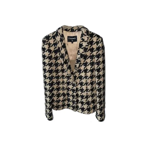 CHANEL Jackets & Coats Women's Black White