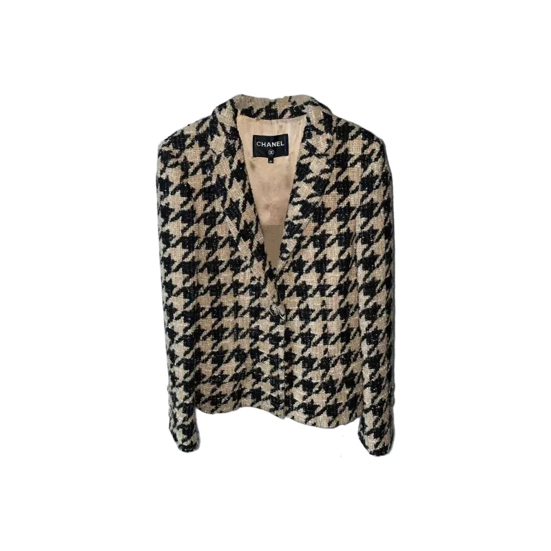 CHANEL Jackets & Coats Women's Black White-0