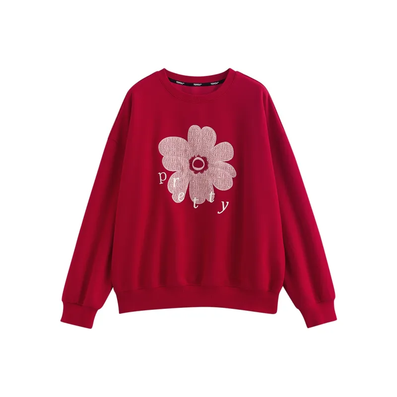 Initial Language Sweatshirt Women's-3