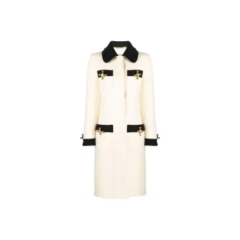 MOSCHINO Coats Women's White