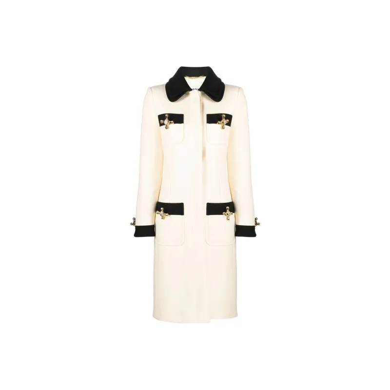 MOSCHINO Coats Women's White-0