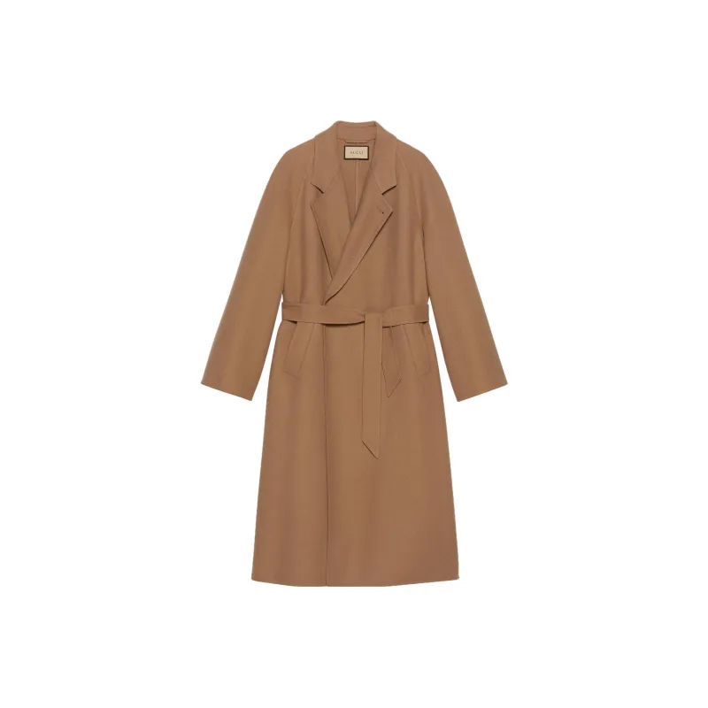 GUCCI Coats Women's Camel-0