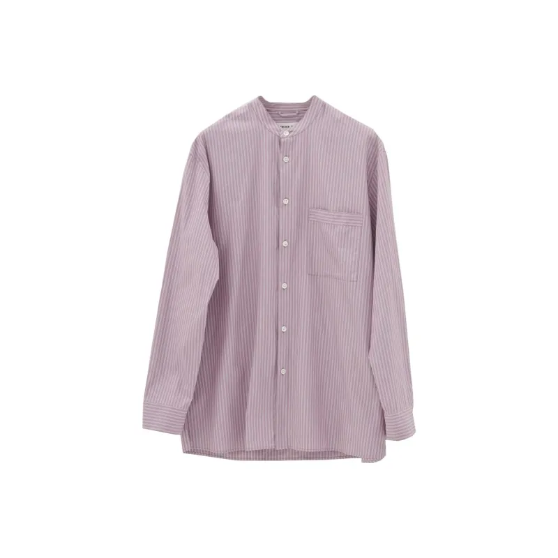 Birkenstock Stripe pattern Collarless Shirt-0