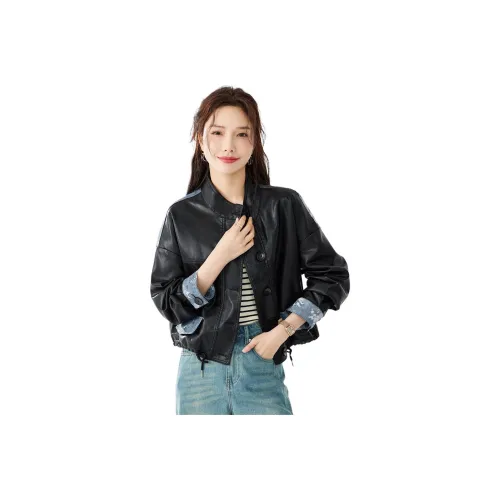 TERRE BLEUE Jackets & Coats Women's Black