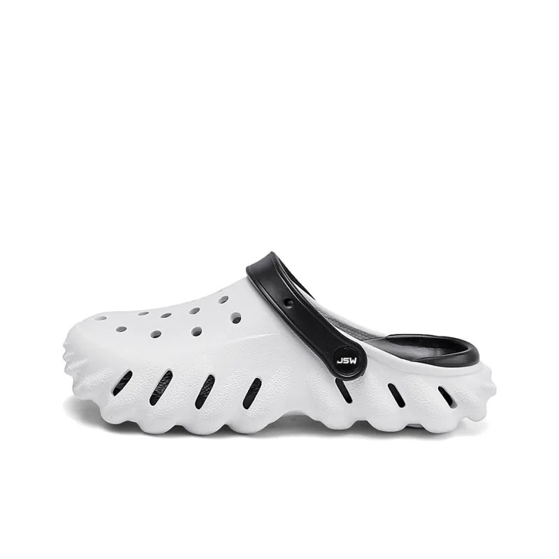 JEANSWEST Classic Patchwork Design Clogs Unisex-0