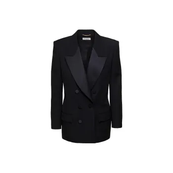 SAINT LAURENT Business Suits Women's Black