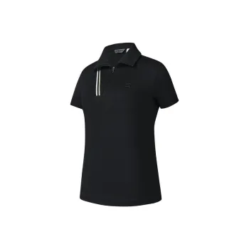 FILA AthleticsGolf Collection SS25 Polo Shirt Women's Pitch Black BK