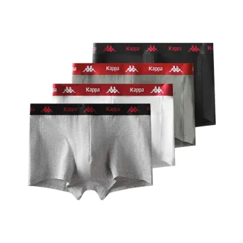 Kappa Underpants Men's 4 Pack Dark Gray