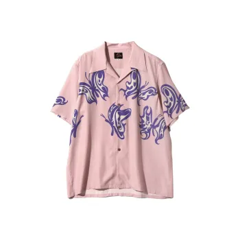 Needles KAE TANAKA Collaboration SS25 Shirt Unisex Pink