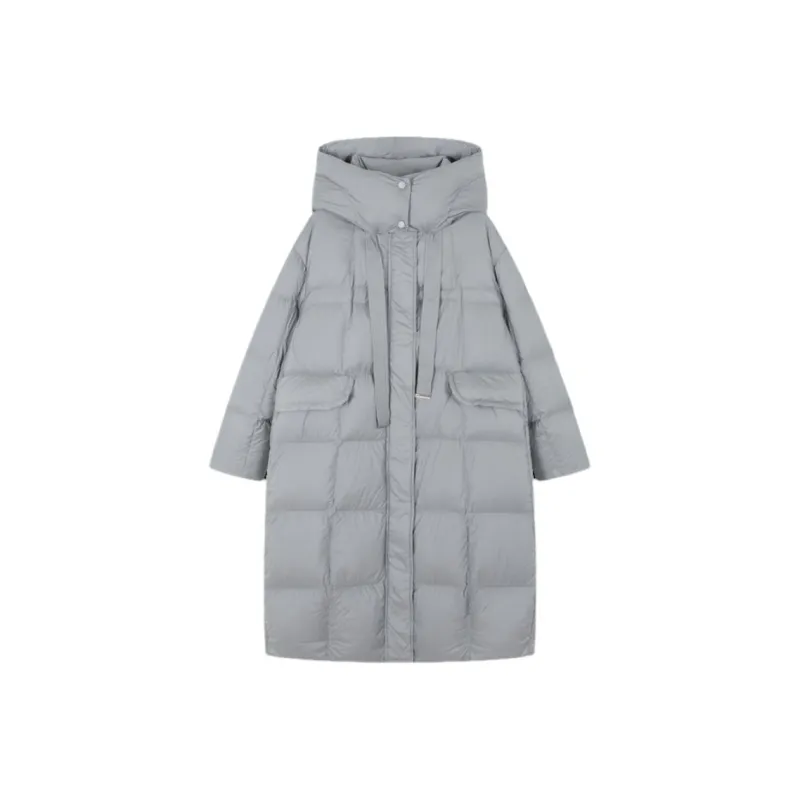 IHIMI Down Jacket Women's Gray Blue-0