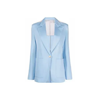 PALM ANGELS Stripe Detail Tailored Blazer
