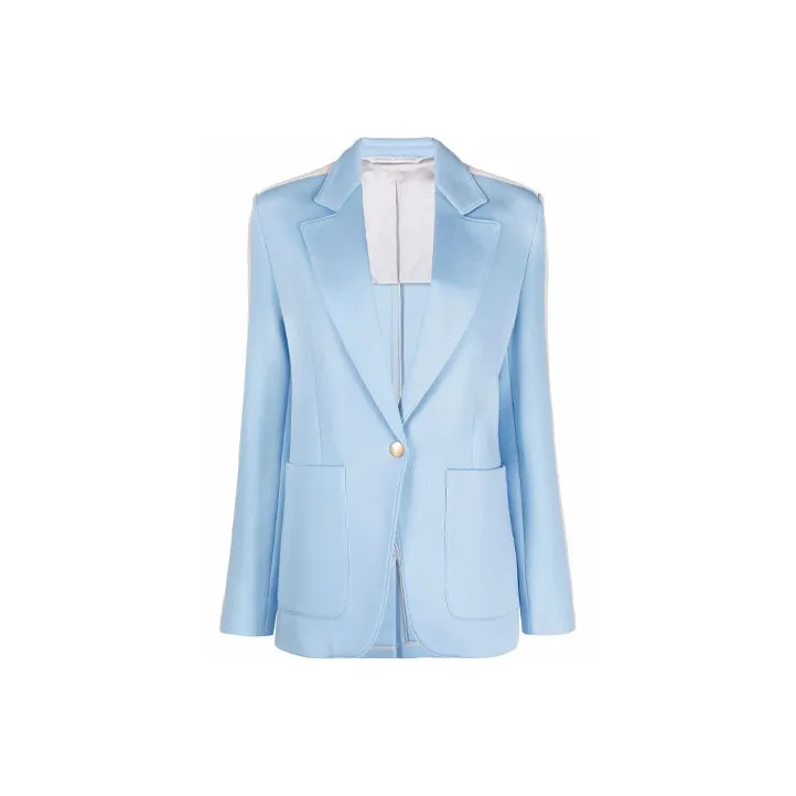 PALM ANGELS Stripe Detail Tailored Blazer-0