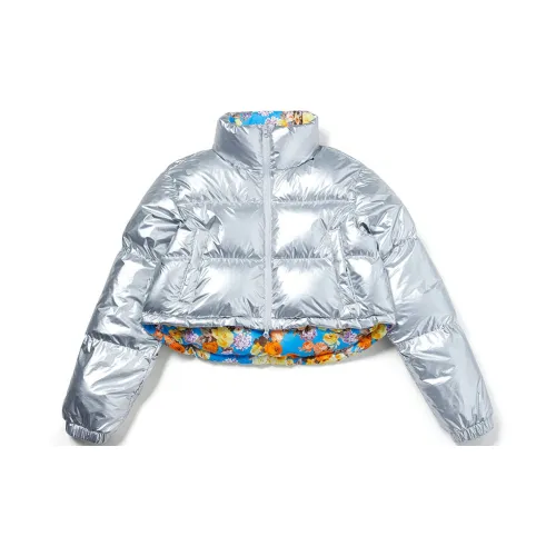 MARDI MERCREDI Down Jacket Women's Starry Silver Blue Base Mixed Print