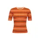 Orange Black with Yellow Stripes