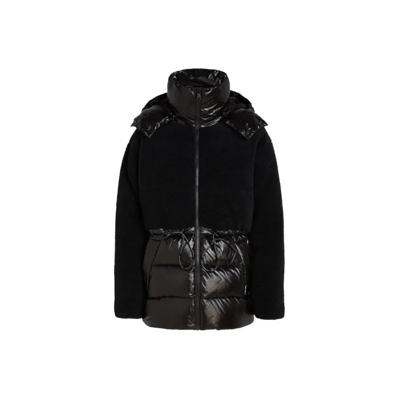 KARL LAGERFELD / Karl Lagerfeld Jeans Hooded Panelled Puffer Jacket-0