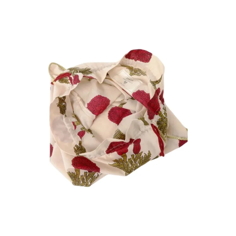 Beams Cotton Storage Bag Women's Multicolor-2