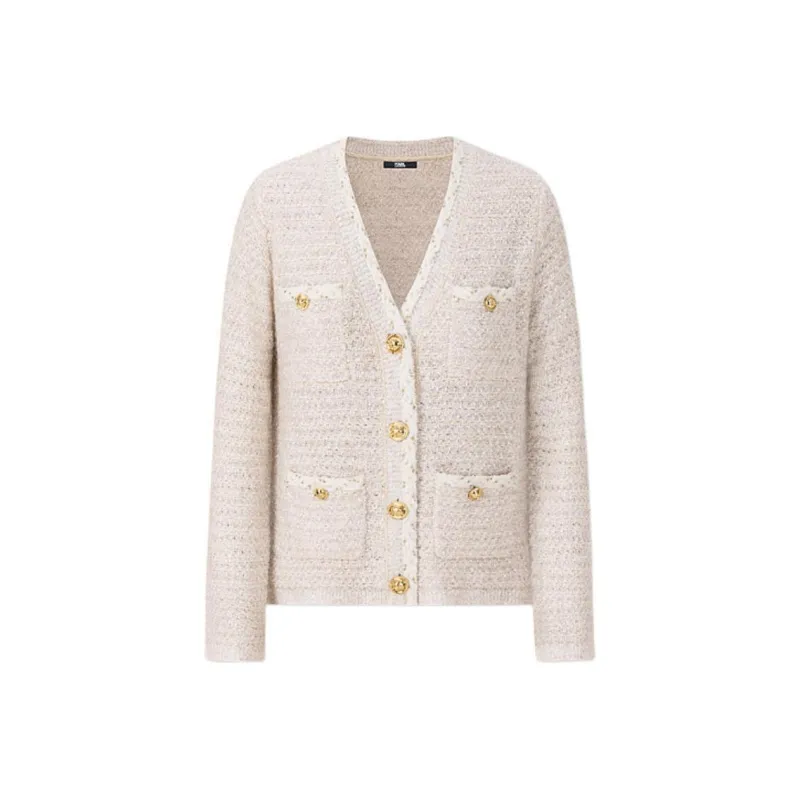 KARL LAGERFELD SS24 Knitwear Women's White-0