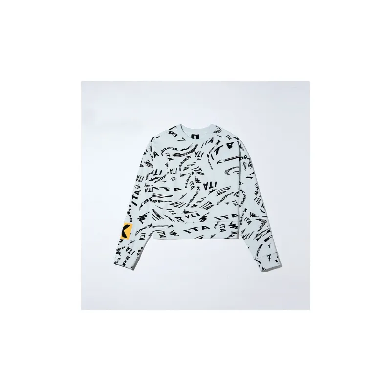 Kappa Sweatshirt Women's Ivory White-0