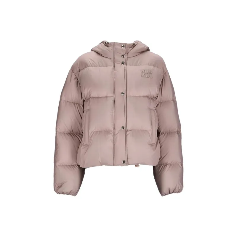 MIU MIU Hooded Down Jacket-0