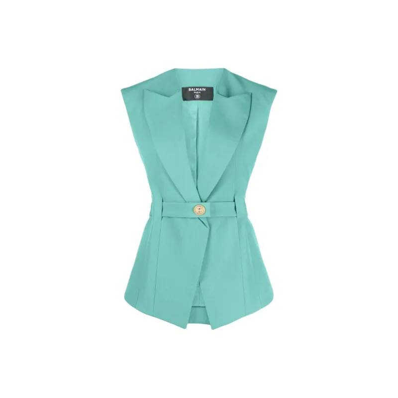 BALMAIN Sleeveless Tailored Jacket-0