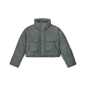 Levis Down Jackets Women's Gray