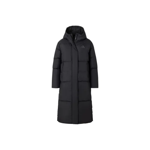Adidas Puffy Long Down Jacket Down Jacket Women's Black