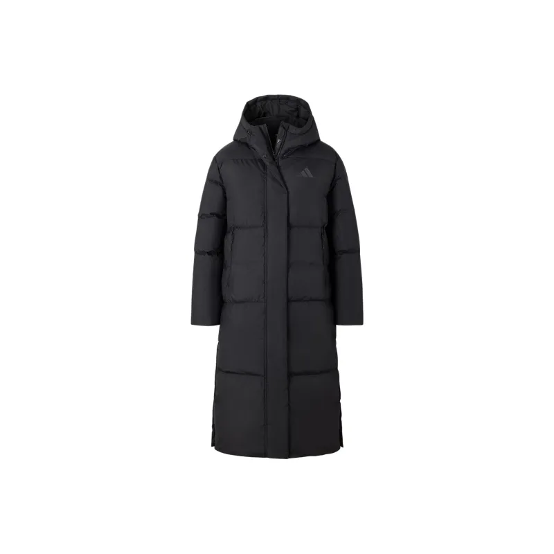 Adidas Puffy Long Down Jacket Down Jacket Women's Black-0