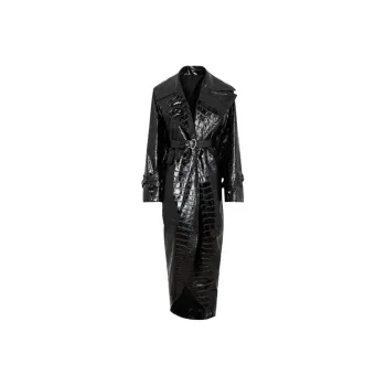 Alaia Coats Women's Black