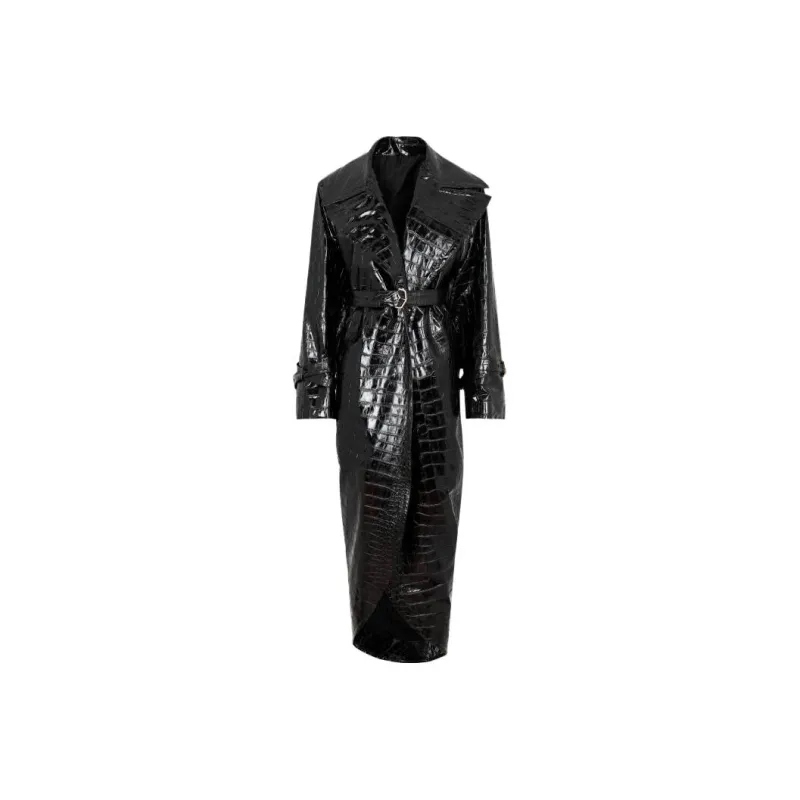 Alaia Coats Women's Black-0