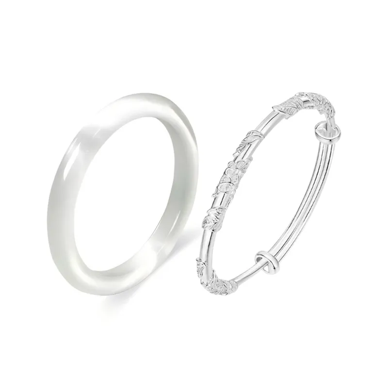 MIGU Glass Cat Eye Bangles Women's-2