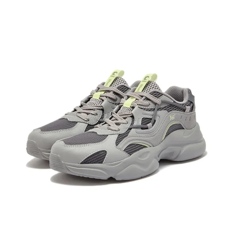 361° Abrasion Resistant Balance Low Top Casual Shoes Men's Gray-2