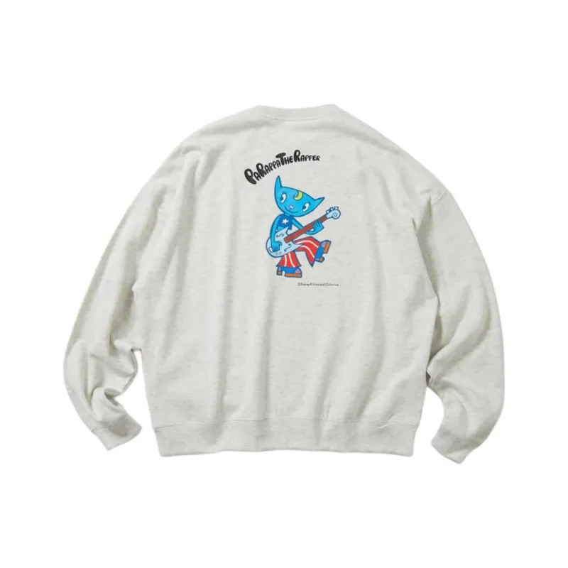 FREAK'S STORE PaRappa The Rapper Sweatshirt Unisex Light Gray-1