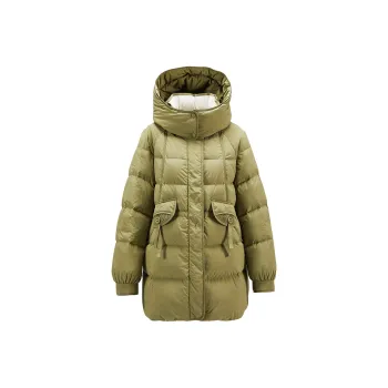 XIANGYING Down Jacket Women's Fruit Green