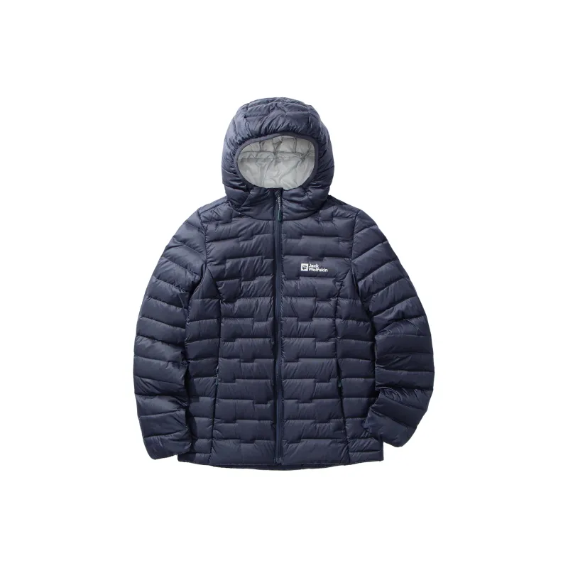 Jack Wolfskin PASSAMANI Down Jacket Women's Graphite Blue-0