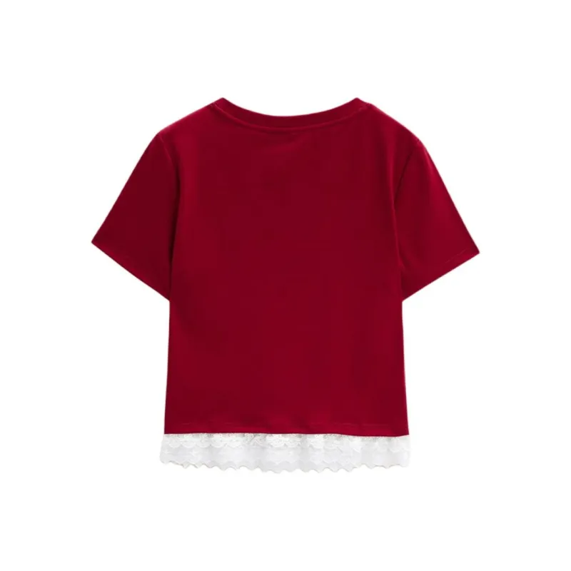 Love To Serve T Shirt Women's Red-2