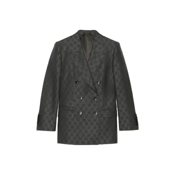 GUCCI GG jacquard Double breasted Blazer
