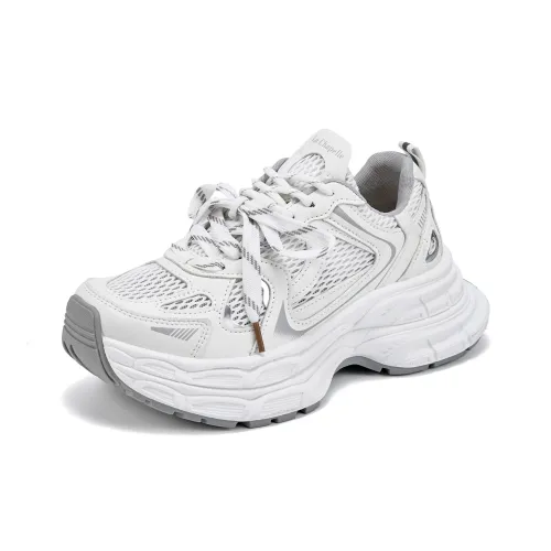 La Chapelle Low Top Chunky Sneakers Women's Gray