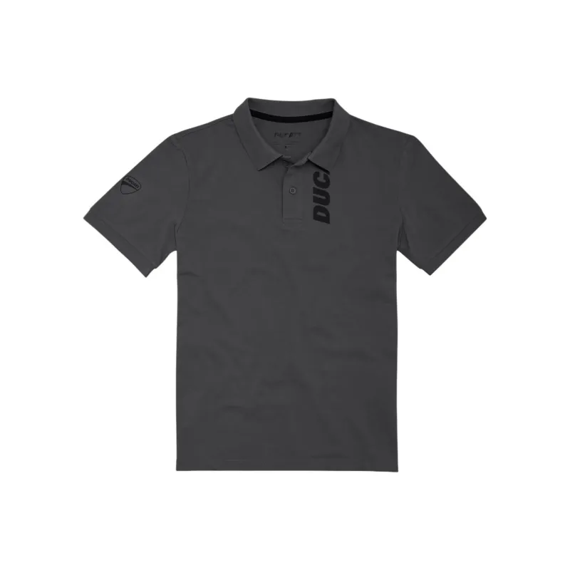 DUCATI Urban Polo Shirt Unisex Gray-0