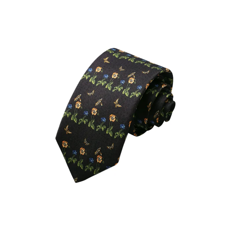 GOLDLION Mulberry Silk Ties Men's-6