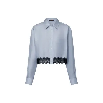 LOUIS VUITTON SS25 Shirt Women's Light Blue