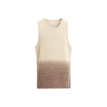ZARA Tank Tops Men Beige