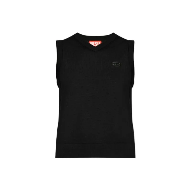 DIESEL M Aligea V Neck Knitted Vest-0
